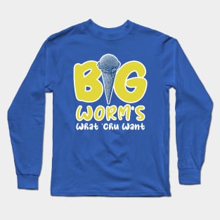 Big Worm's Ice Cream What Chu Want? - Hello Summer Sea Long Sleeve T-Shirt